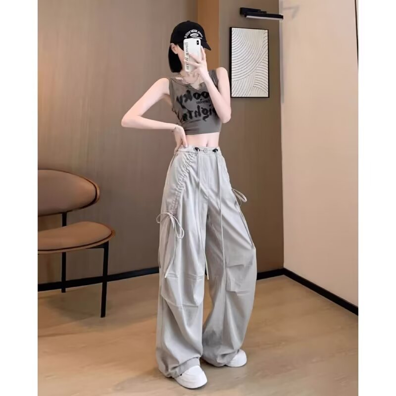 Straight Loose Wide-leg Casual Pants