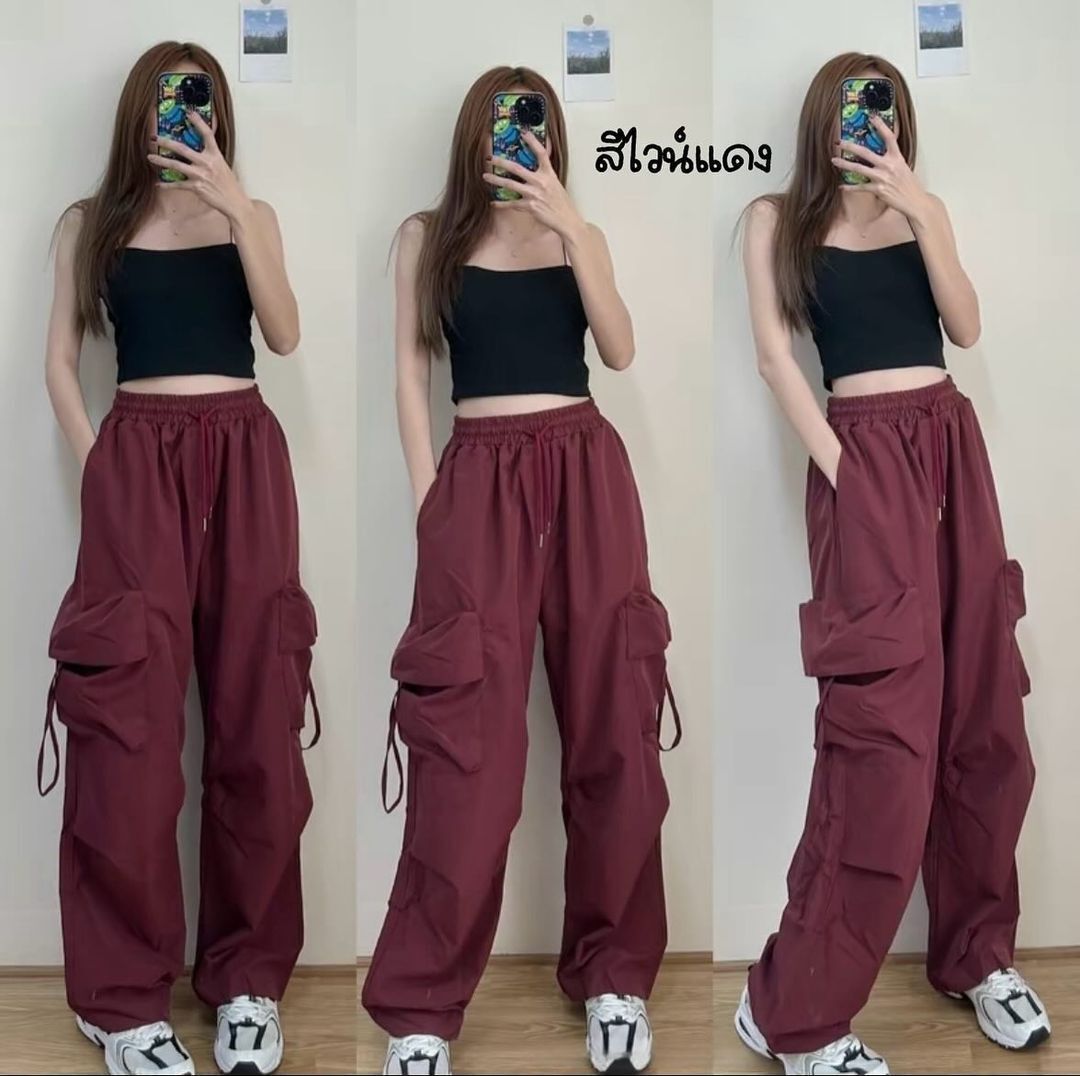 High Waist Retro Pants-10 colors