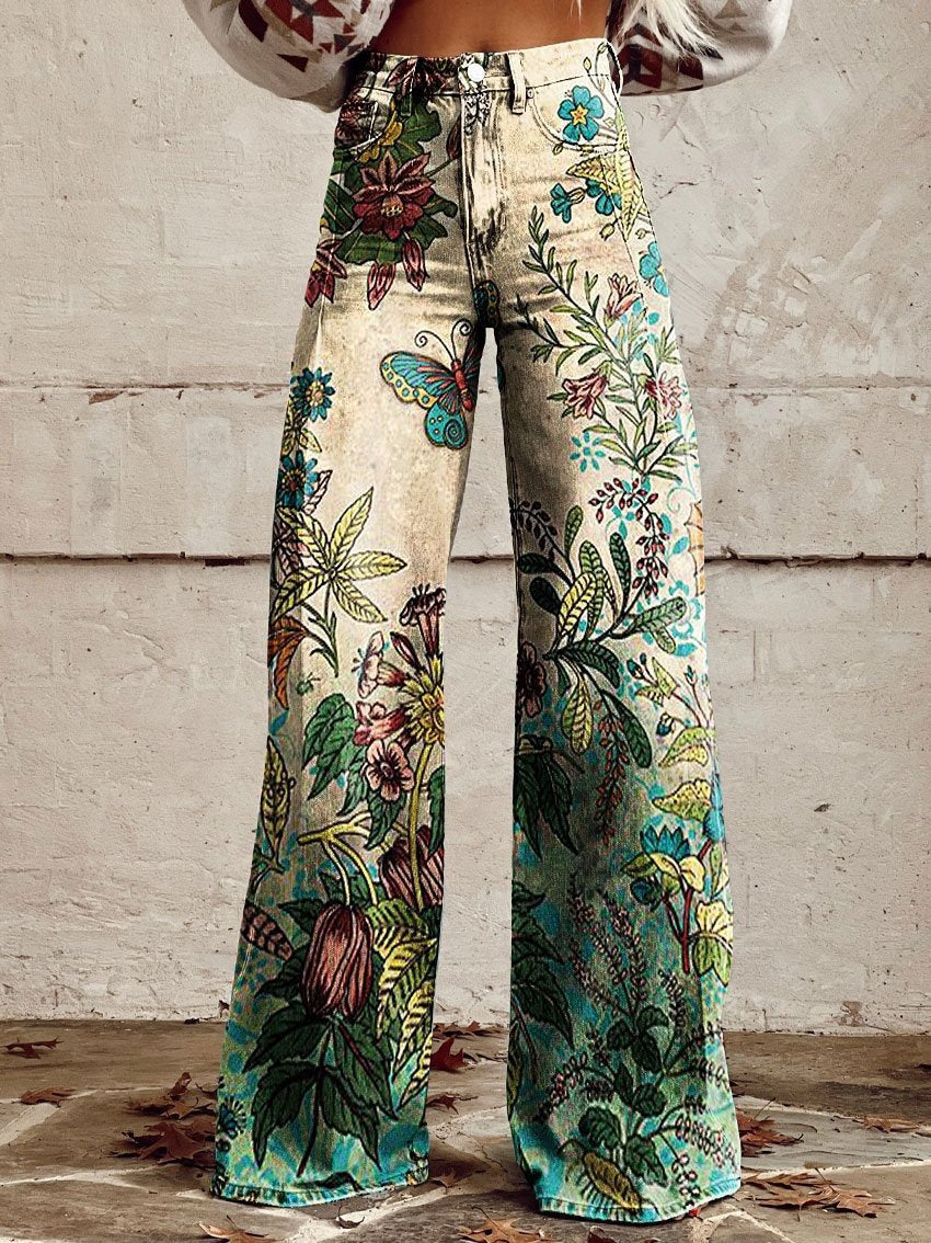 Horn Style Loose Denim Pants – 12 Variants