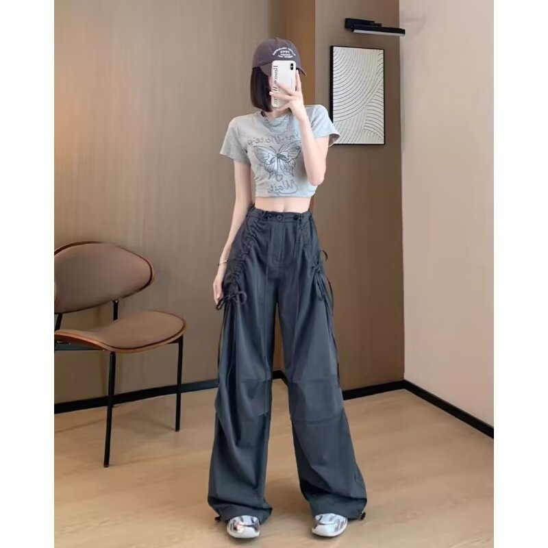 Straight Loose Wide-leg Casual Pants
