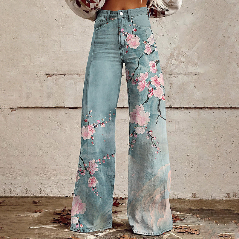 Horn Style Loose Denim Pants – 12 Variants
