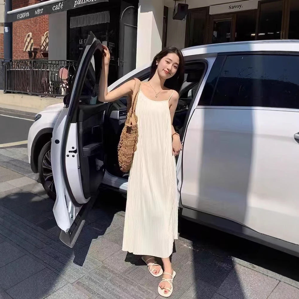 Summer Long Loose Slimming French Dress