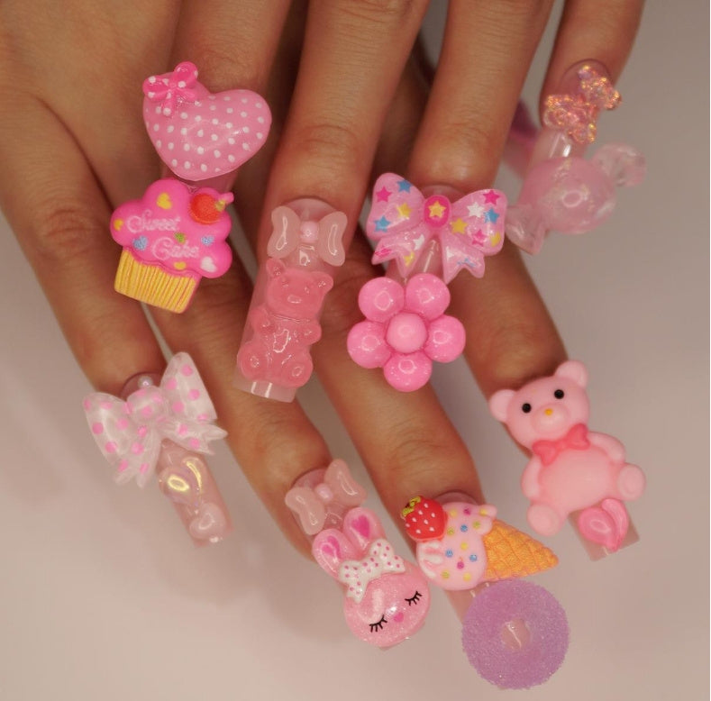 6 Wearable Spot Drill Nails