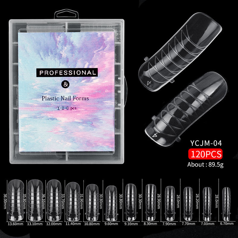 120 Pcs Transparent Nails