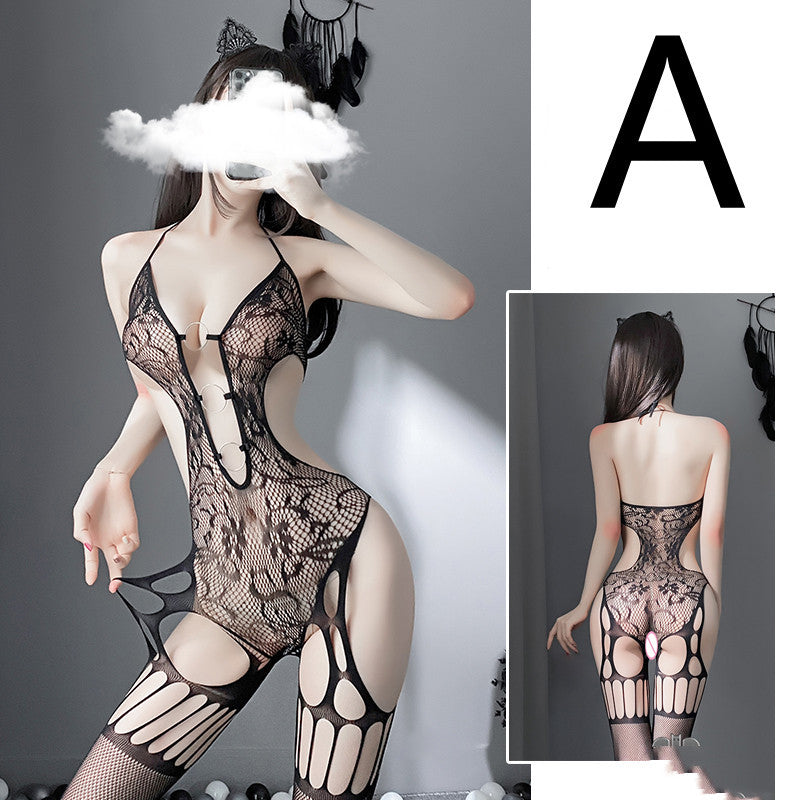 Net Clothing One-piece Stocking Set