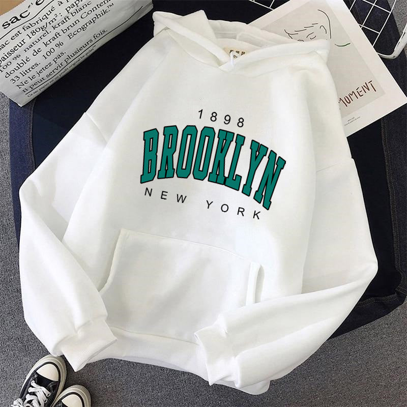 Women's Printed Couple Pullover Sweatshirt