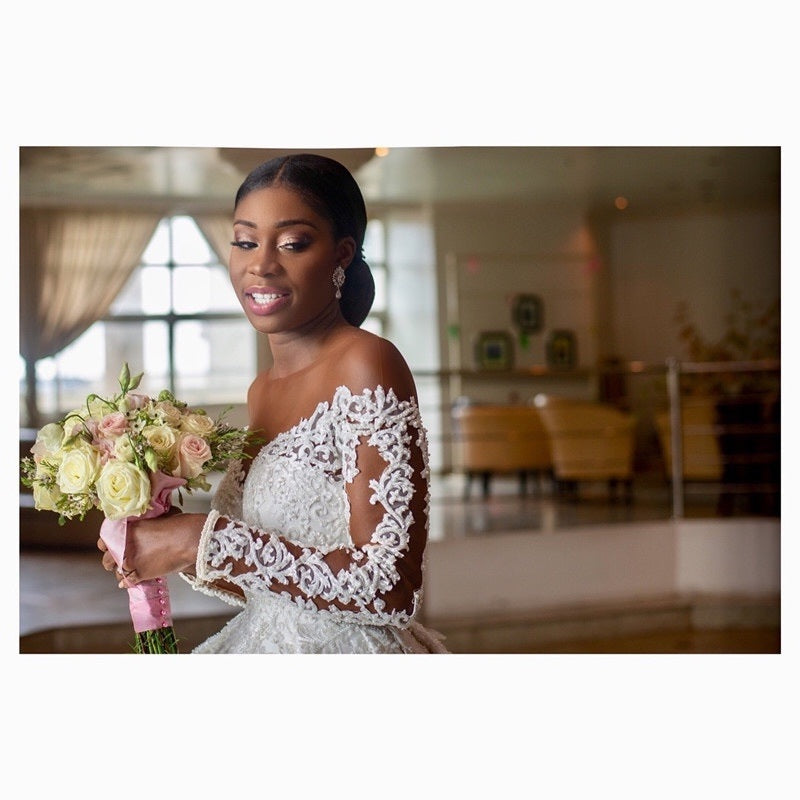 Lace Sleeves Gown Wedding Dress
