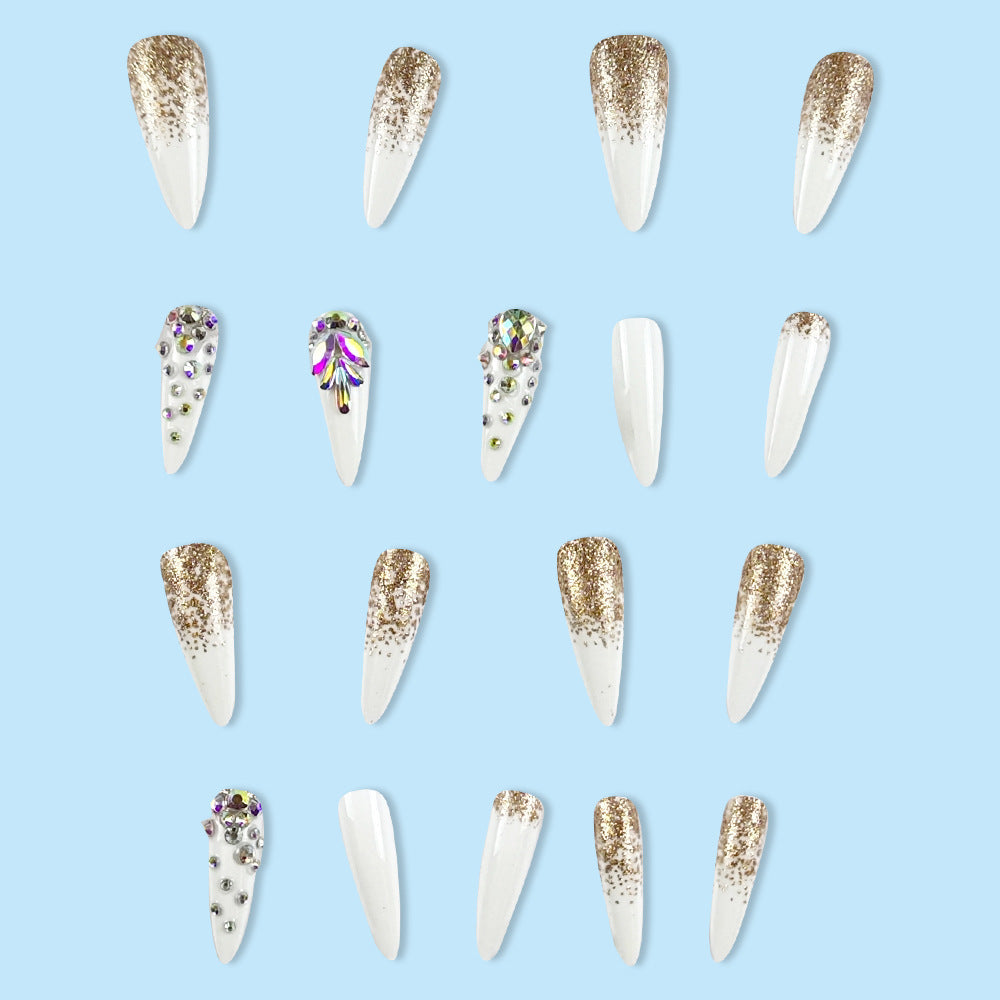 Glam Aurora Nails