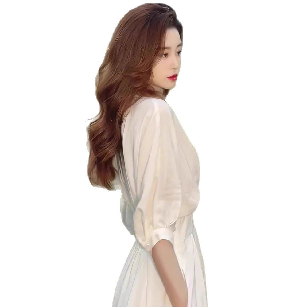 Women's High-grade Hong Kong-style Retro Long Dress