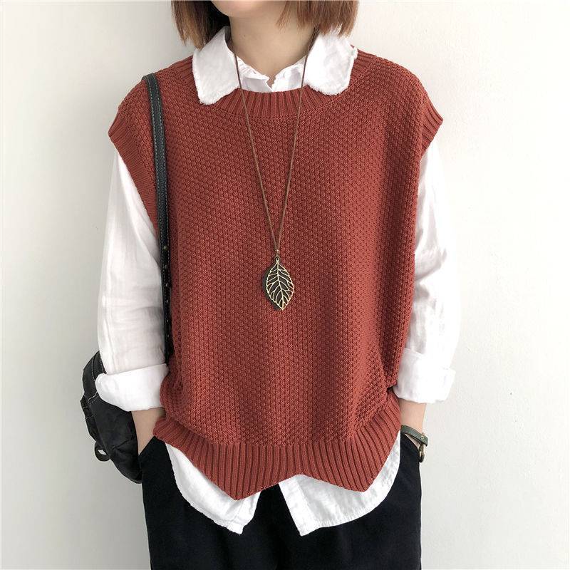 Knitted Vest Pullover