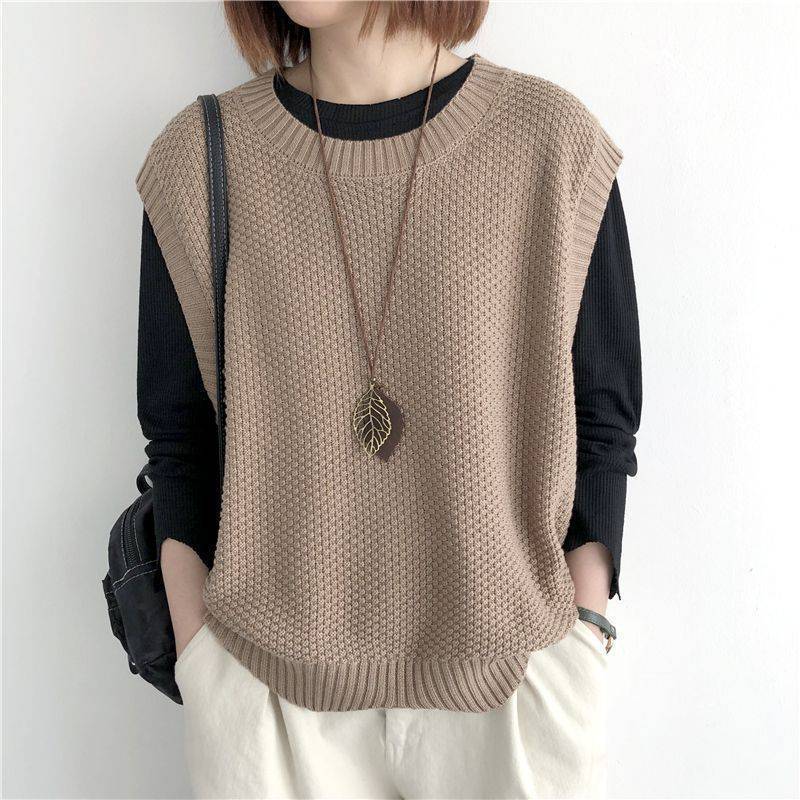 Knitted Vest Pullover