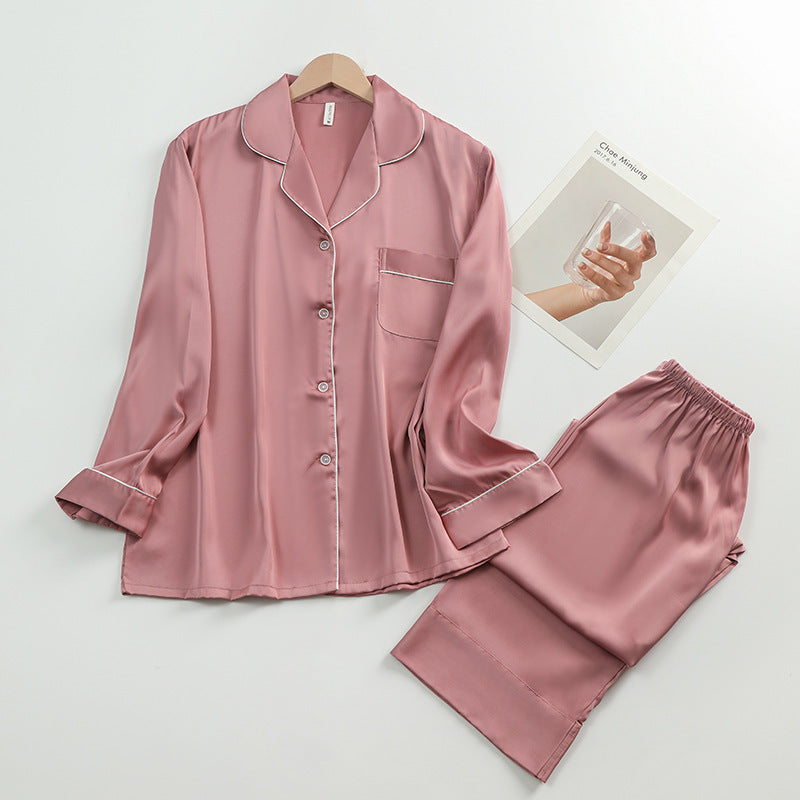 Lapel Pajama Set