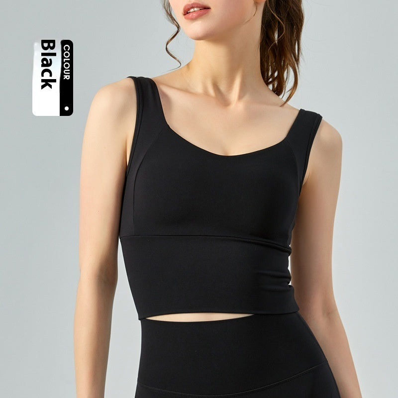 Stretchy Slim Fit Padded Cup Sports Wear
