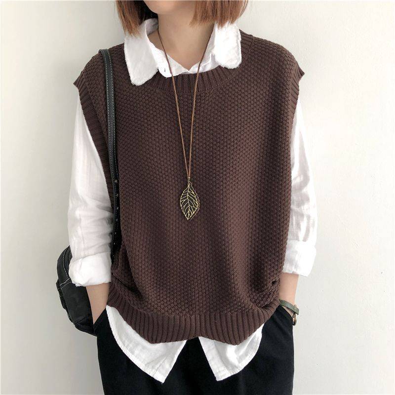 Knitted Vest Pullover