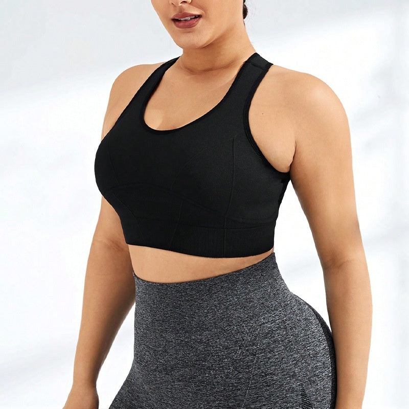 Seamless Shockproof Push-up Sports Bra