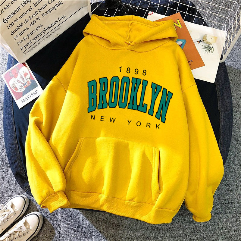Women's Printed Couple Pullover Sweatshirt