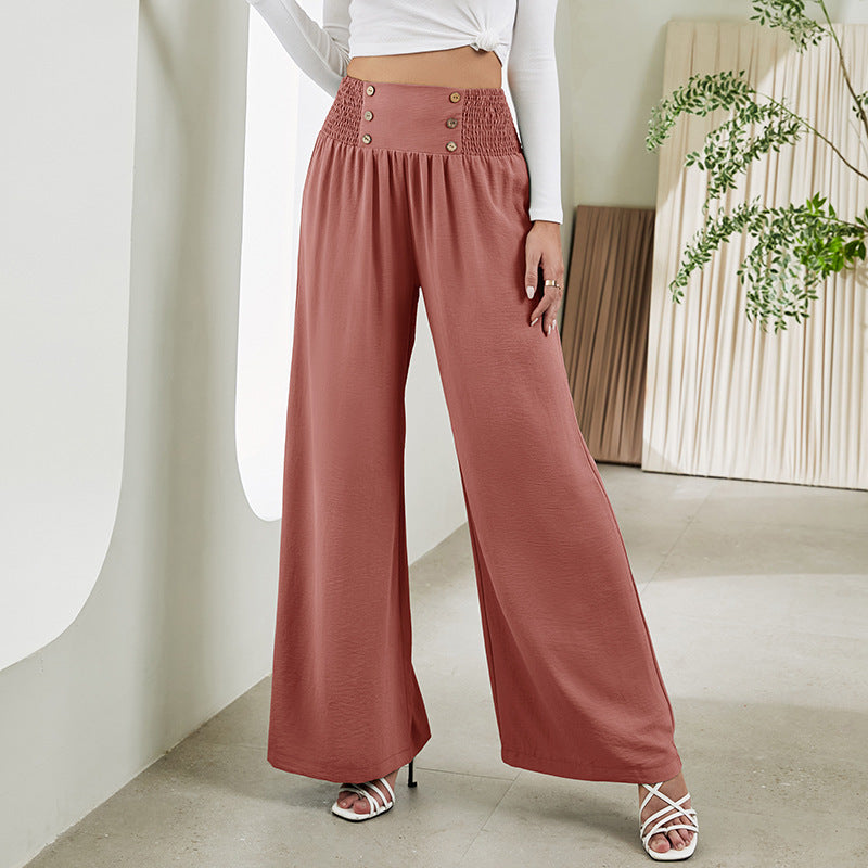 Women's High Waist Wide Leg Pants