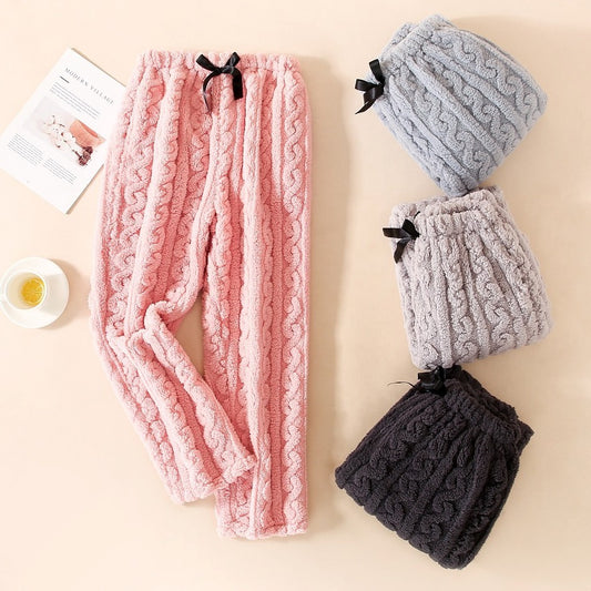 Coral Velvet Pajamas