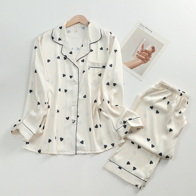Lapel Pajama Set