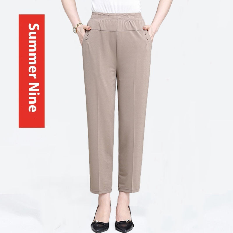 Ice Silk Cropped Pants-6 Colors