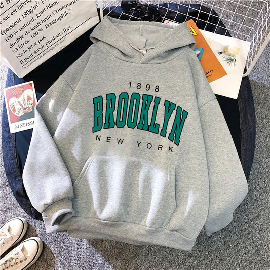 Women's Printed Couple Pullover Sweatshirt