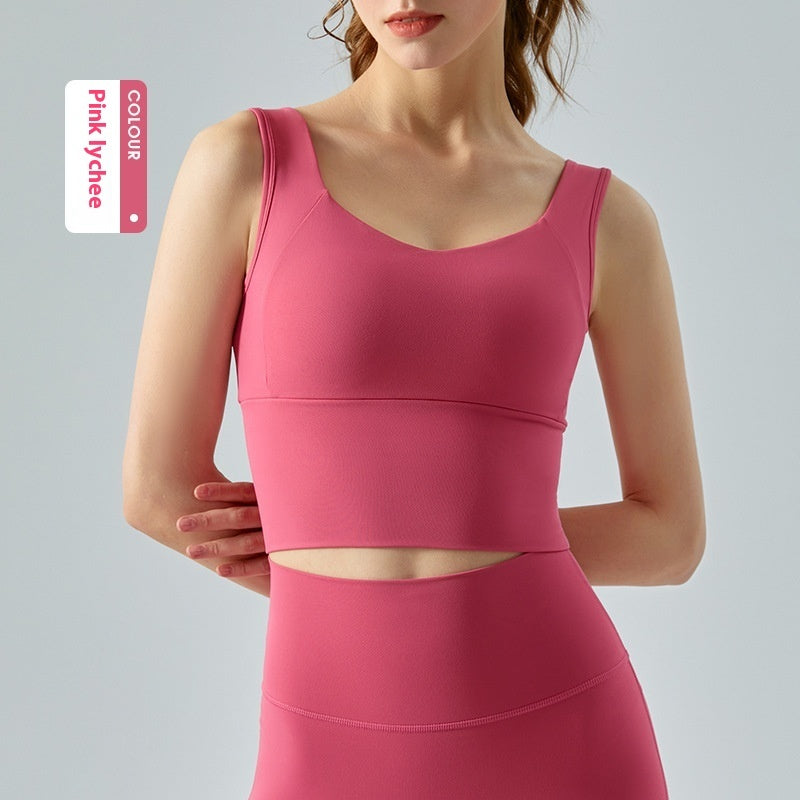 Stretchy Slim Fit Padded Cup Sports Wear