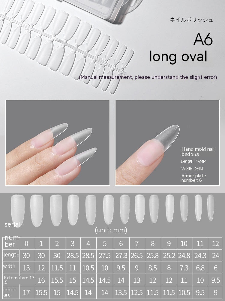 240 pcs Transparent Nails
