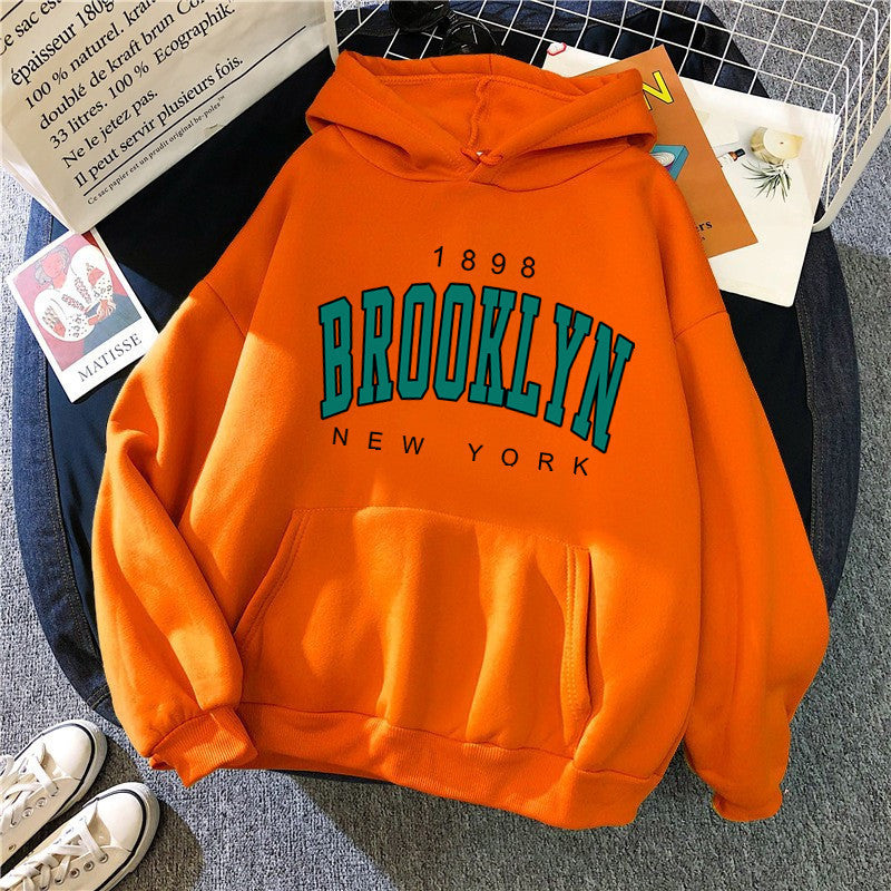 Women's Printed Couple Pullover Sweatshirt