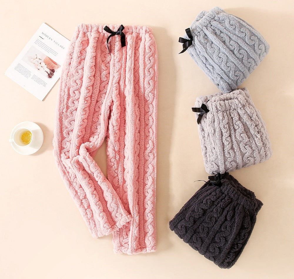 Coral Velvet Pajamas