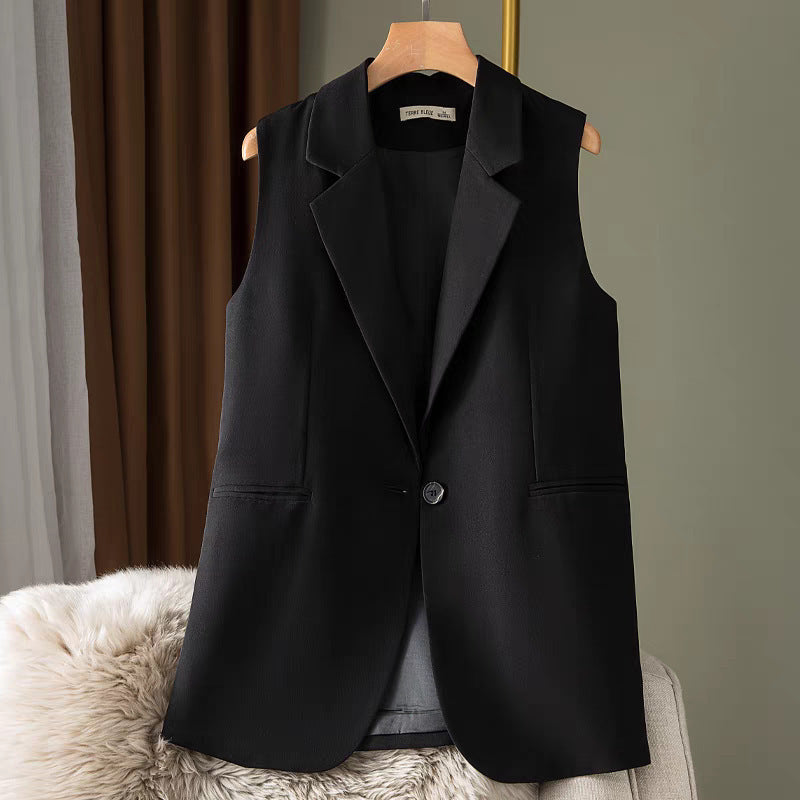 Women's Sleeveless Vest Coat